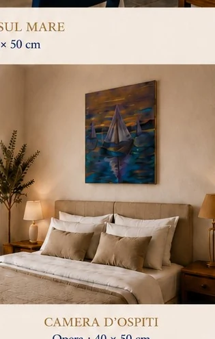 Mockup cameră de hotel boutique